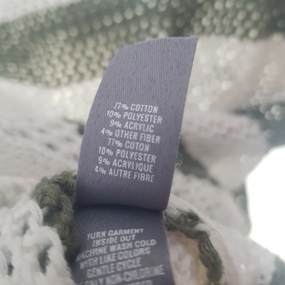 Aerie Off The Shoulder Open Weave Striped Pullover Sweater, Cover-Up - Picture 10 of 12